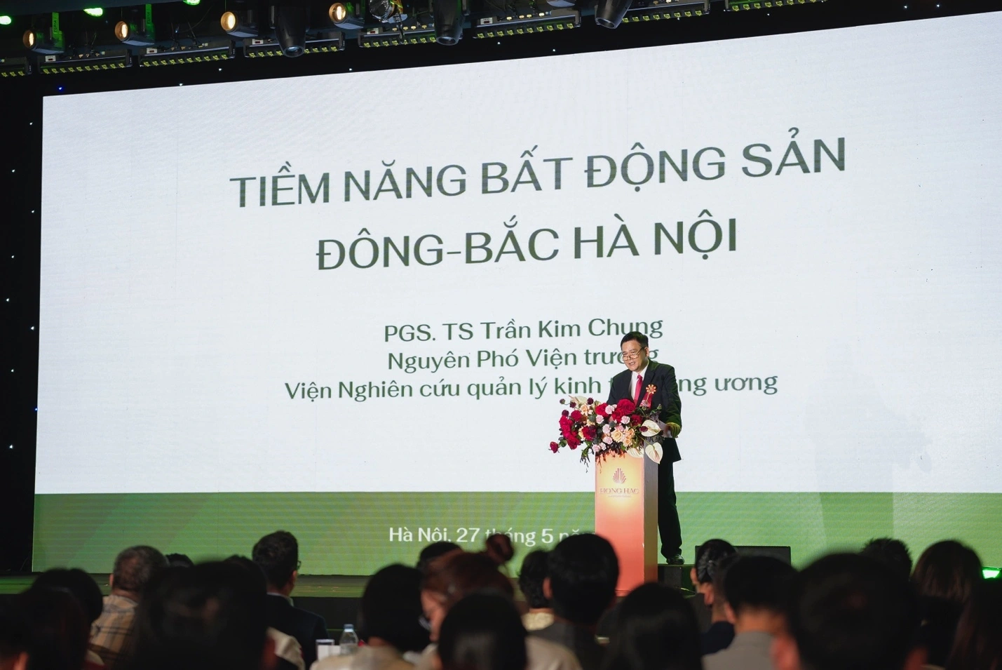 PGS.TS Trần Kim Chung, nguyên Phó Viện trưởng Viện Nghiên cứu quản lý kinh tế Trung ương, phát biểu tại sự kiện.